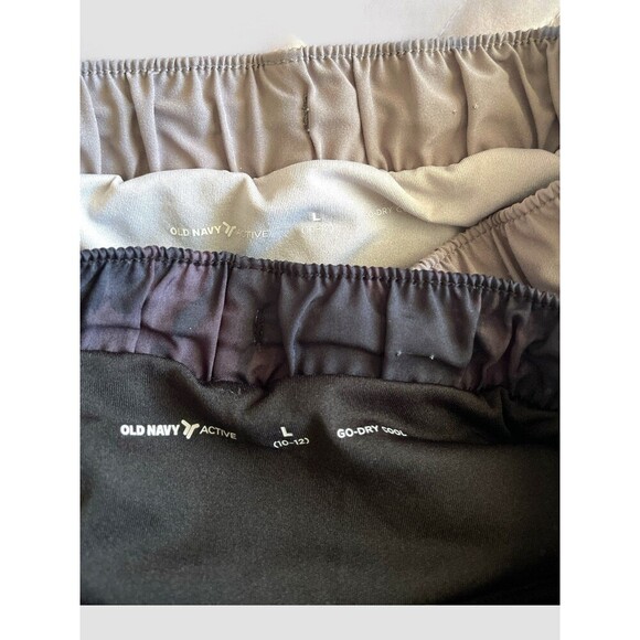 Old Navy Active Dolphin Hem Run Athletic Shorts Go-Dry Cool Youth Girls Lg Lot 2 - Picture 8 of 8
